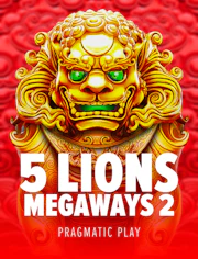 Tarjeta de slot Megaways con leones y potencial de premio alto
