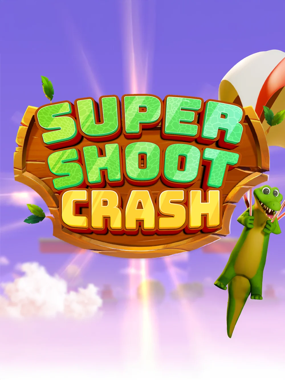 Tarjeta de juego crash con explosión futurista y alta velocidad
