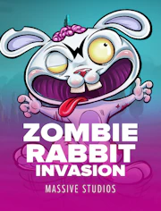 Tarjeta de juego con temática zombi y energía divertida