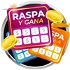 Tarjeta de juego con energía de casino y símbolos premium